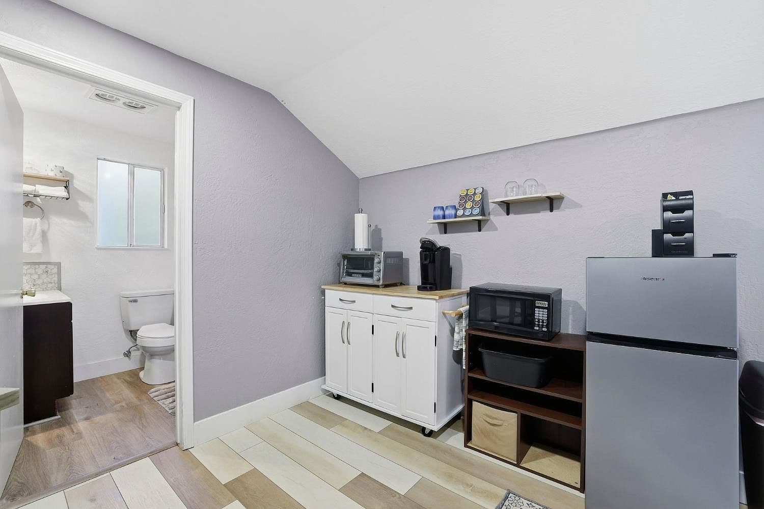 The loft kitchenette