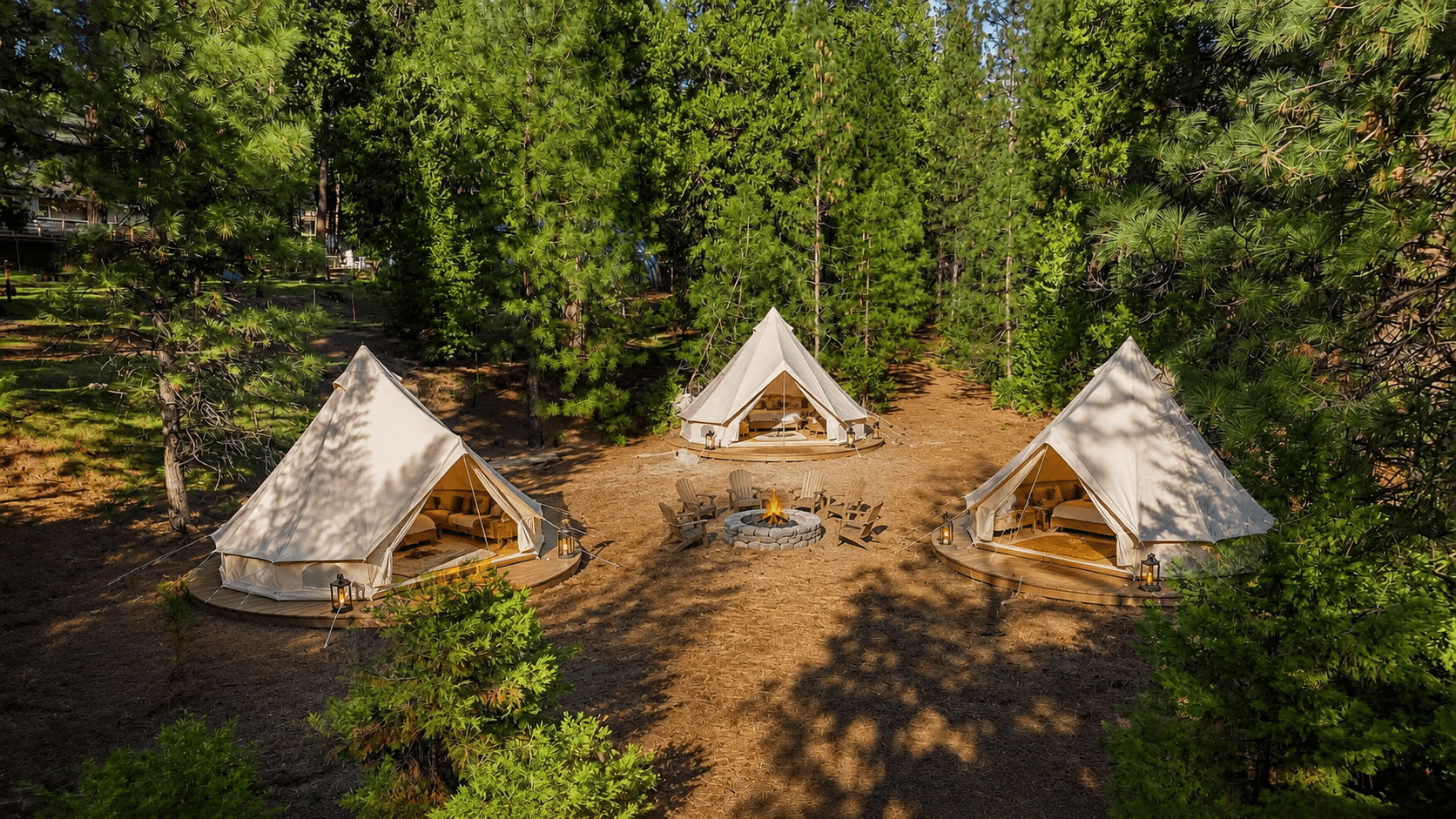 Future bell tent glamping grove