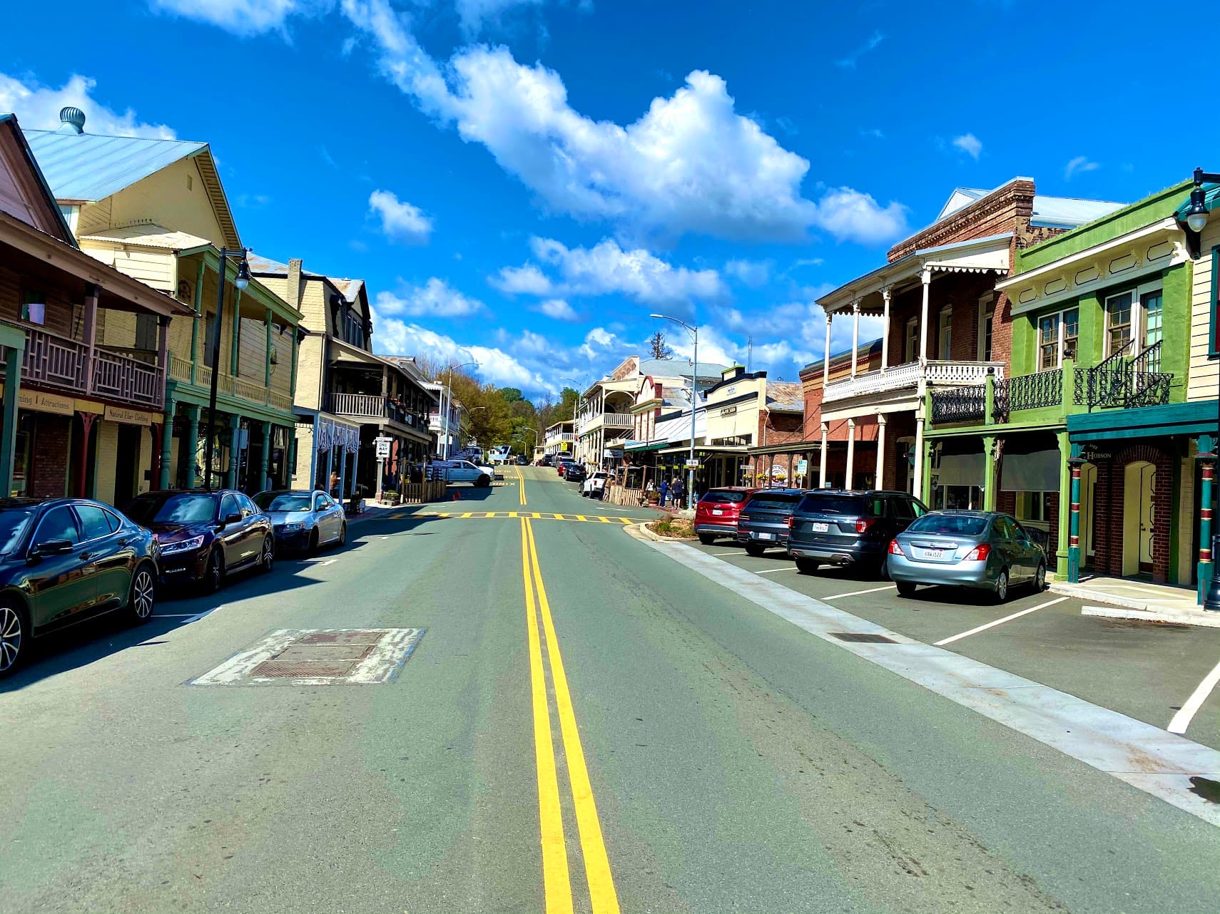 A historic Gold Rush main street